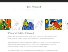 Tablet Screenshot of lifeanimated.net